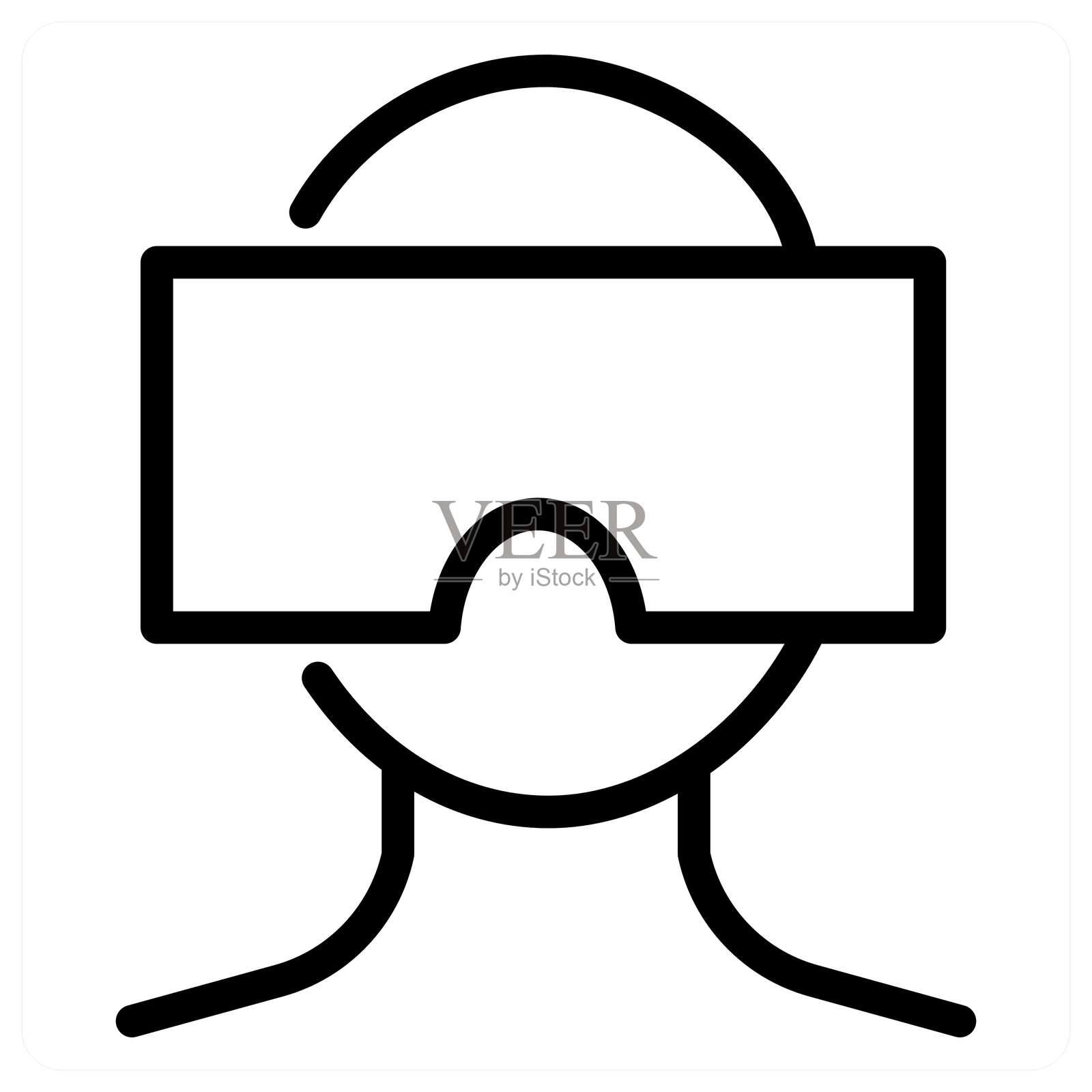 虚拟现实插画图片素材