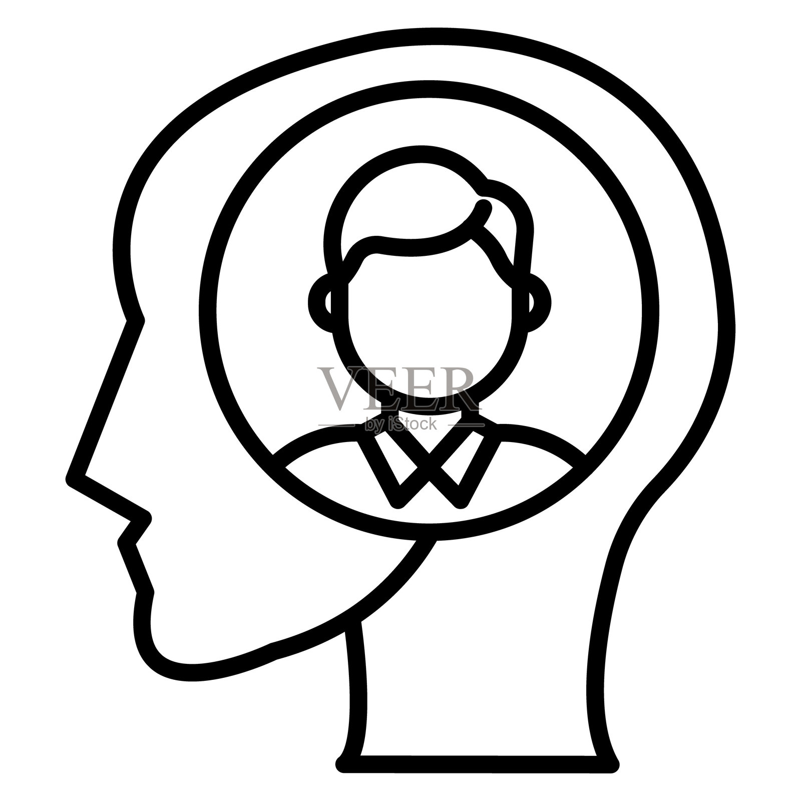 去真实感矢量图标插画图片素材