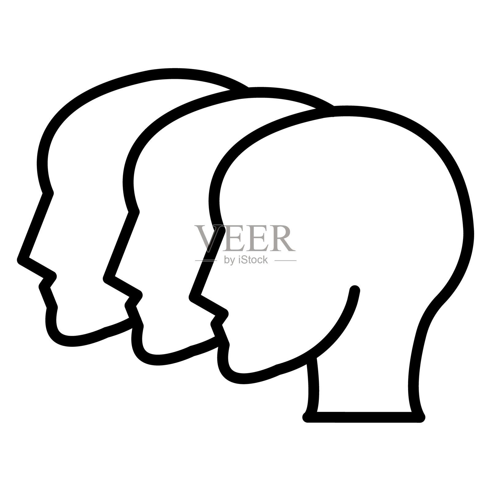 分离矢量图标插画图片素材