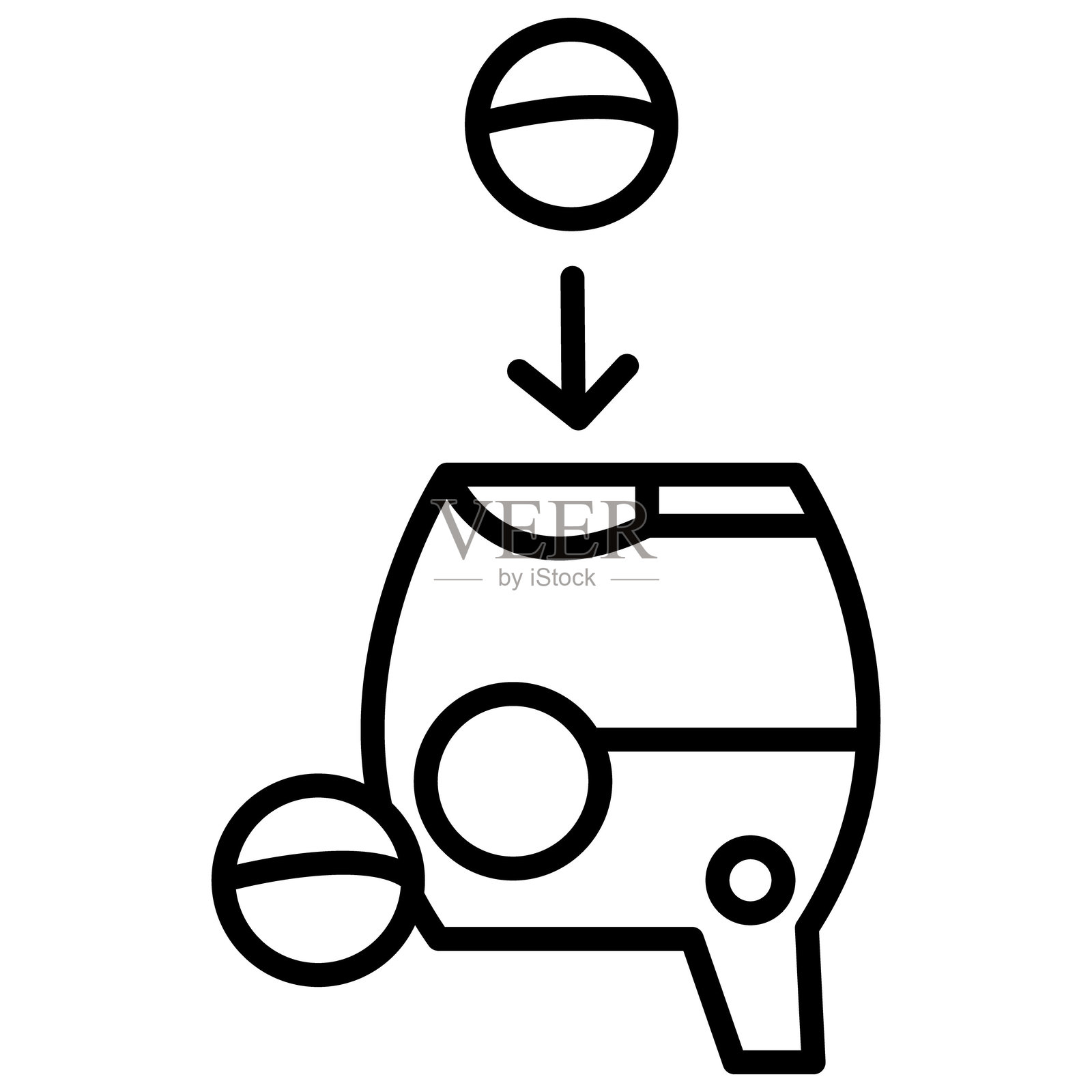 自动化宠物玩具矢量图标插画图片素材