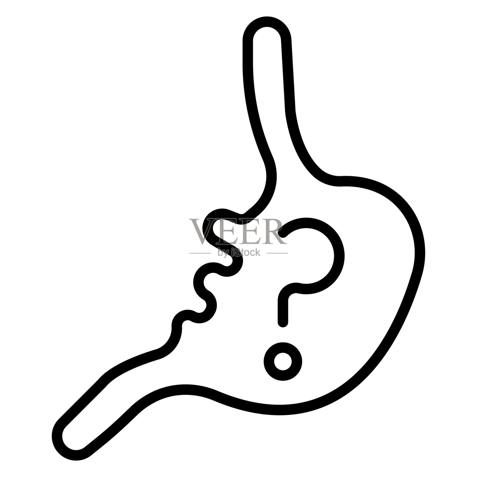 饥饿矢量图标插画图片素材