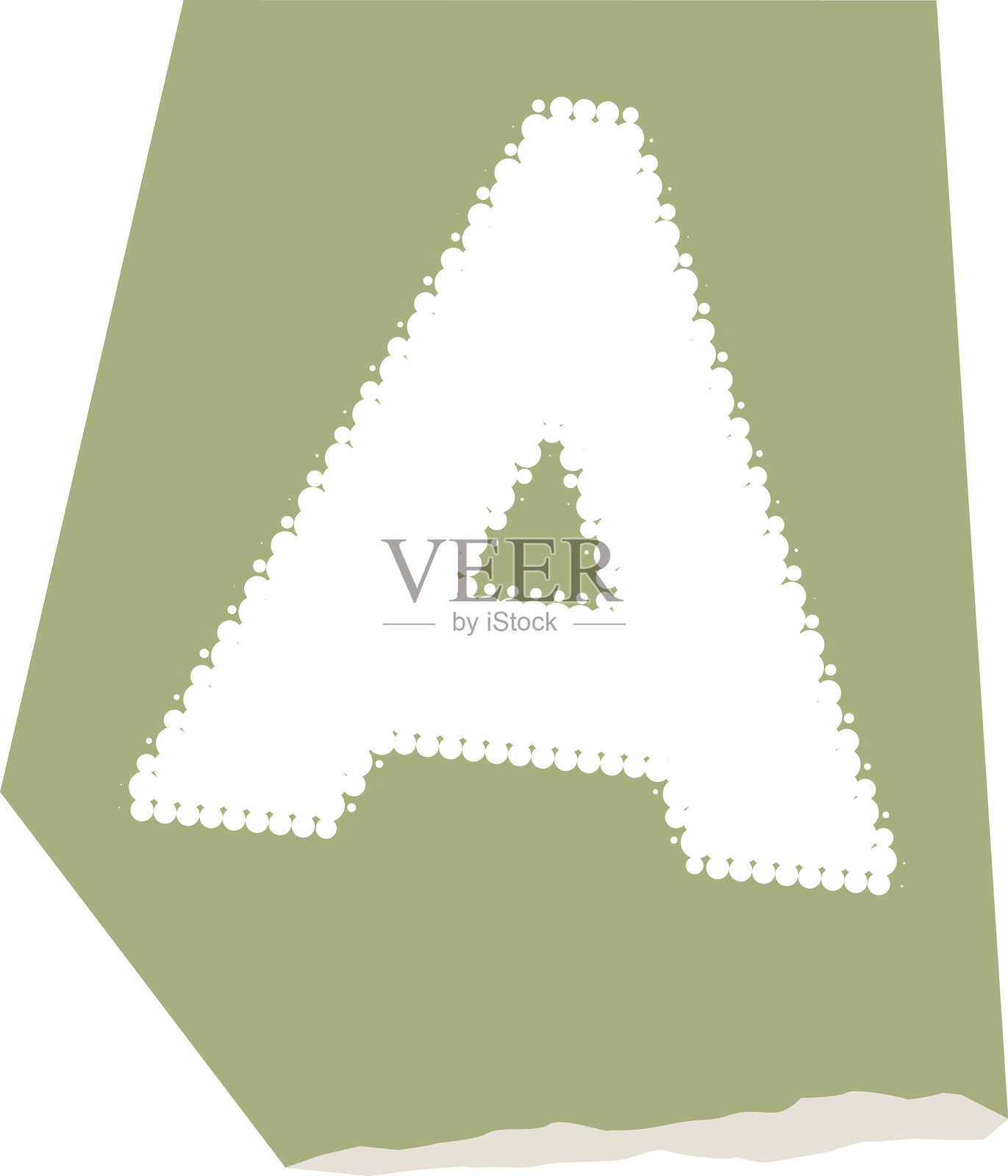 情人节剪纸元素：爱心字母祝福插画图片素材