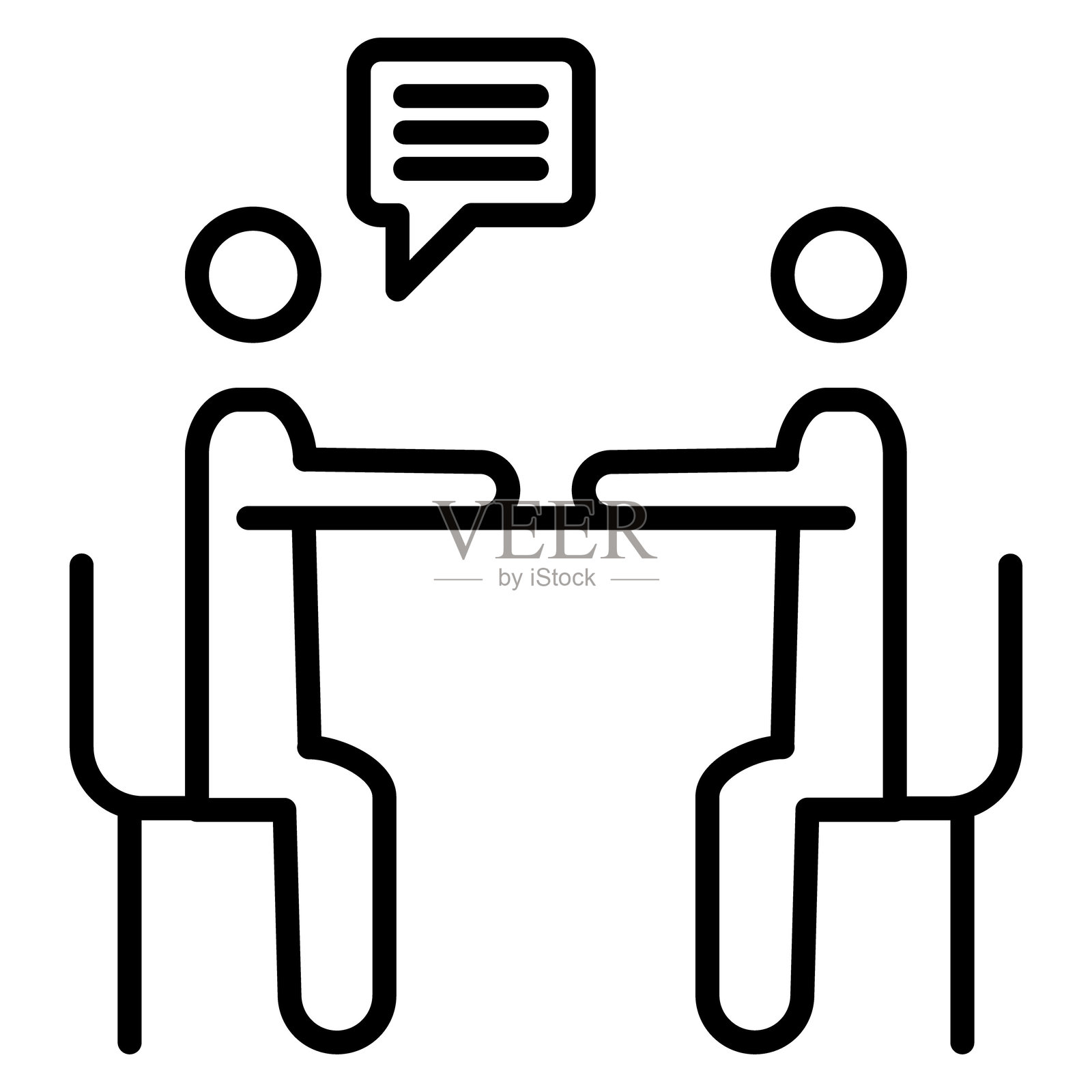 面试后反馈矢量图标插画图片素材