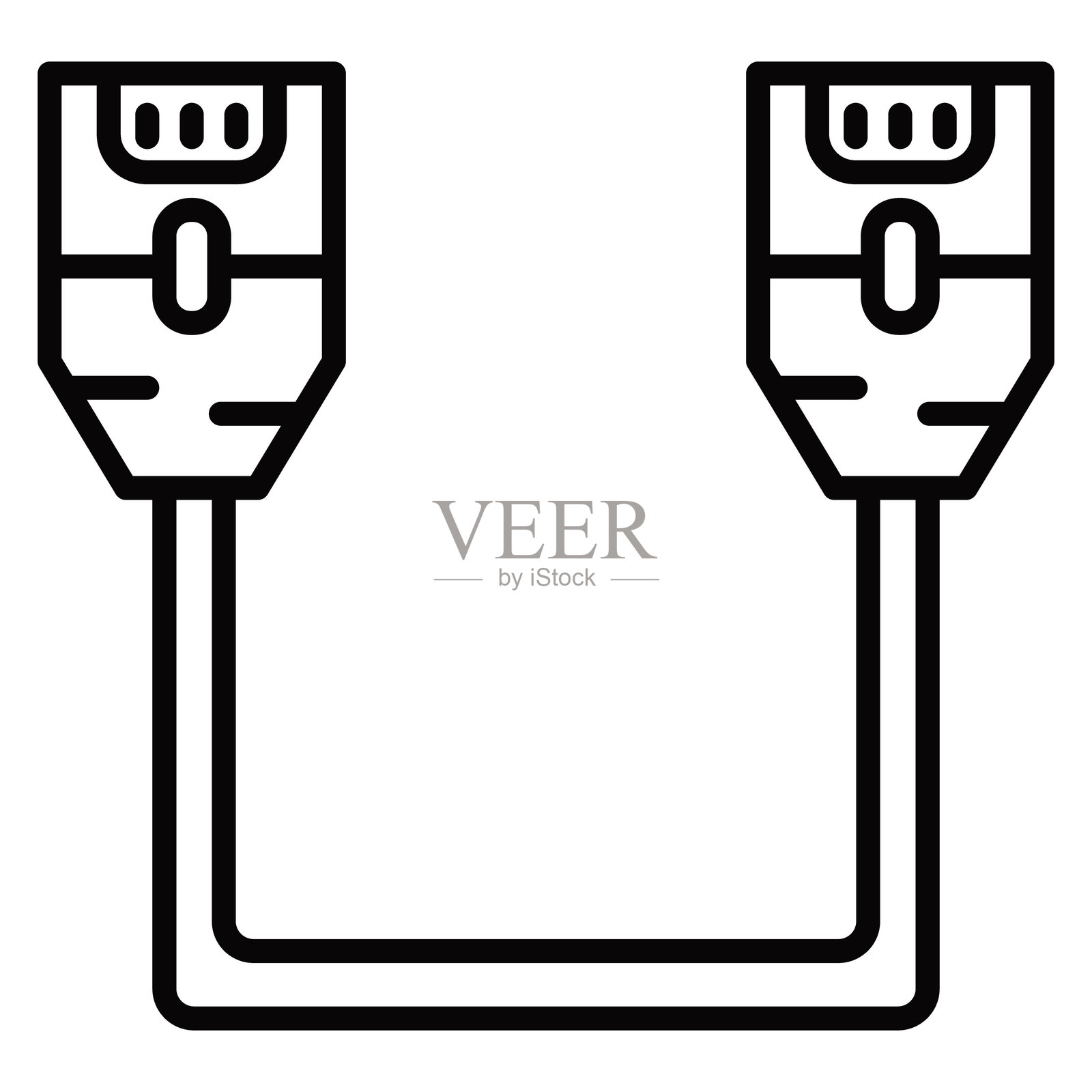 以太网矢量图标插画图片素材