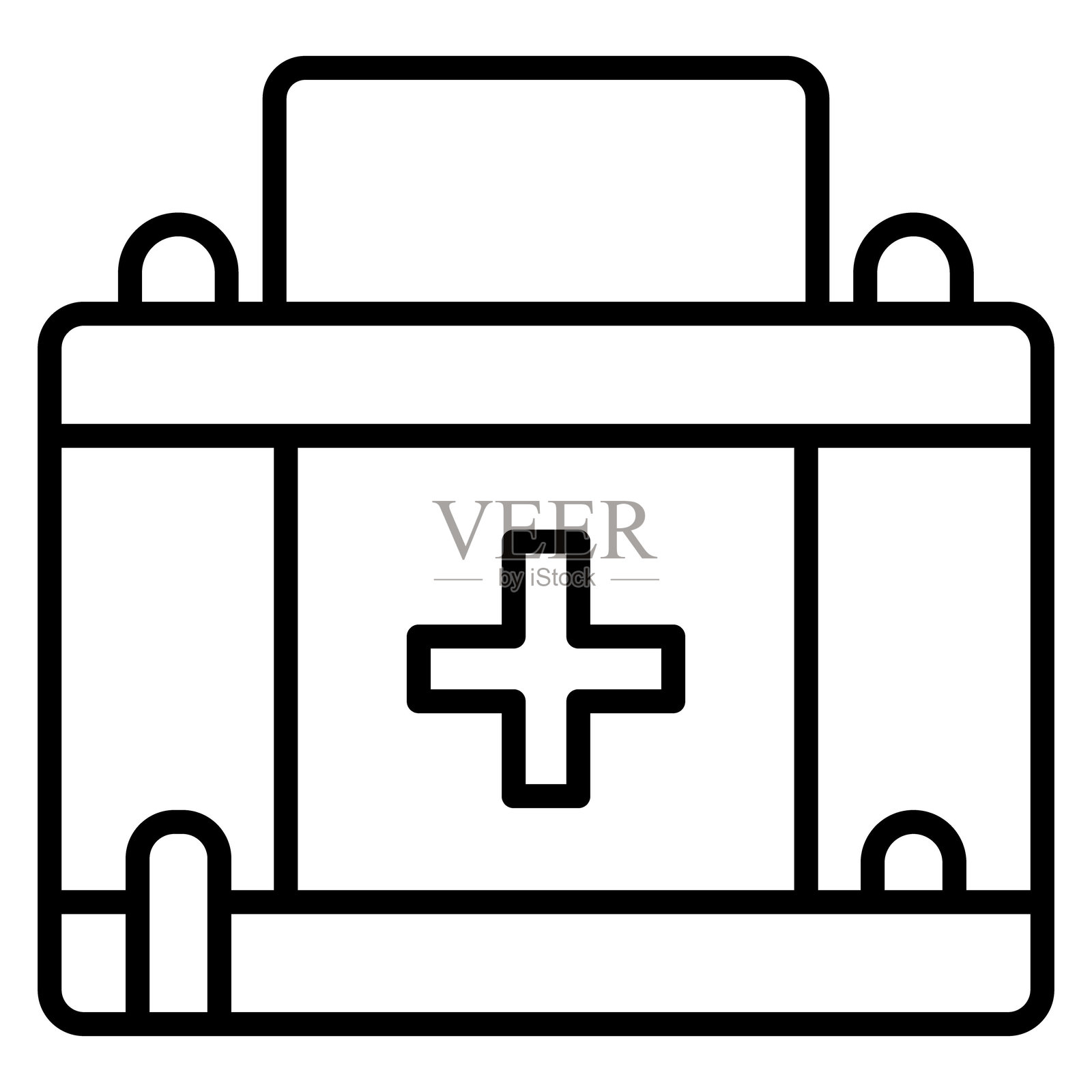 医疗包矢量图标插画图片素材