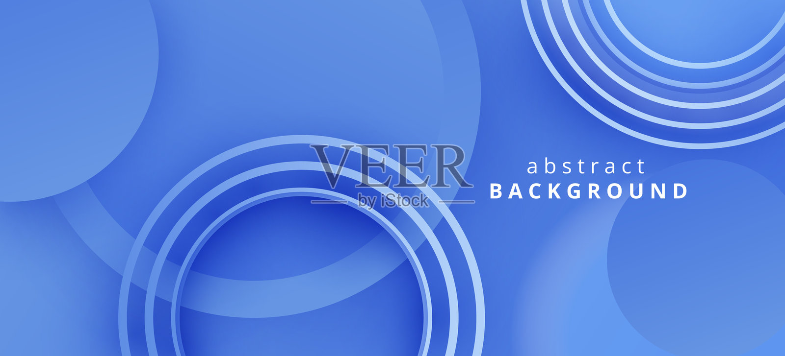 现代抽象蓝色科技背景，适用于横幅、手册、传单、海报、网站、登陆页面等更多场景插画图片素材