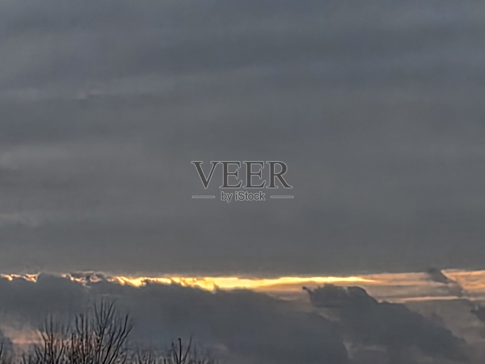 日落后的天空照片摄影图片