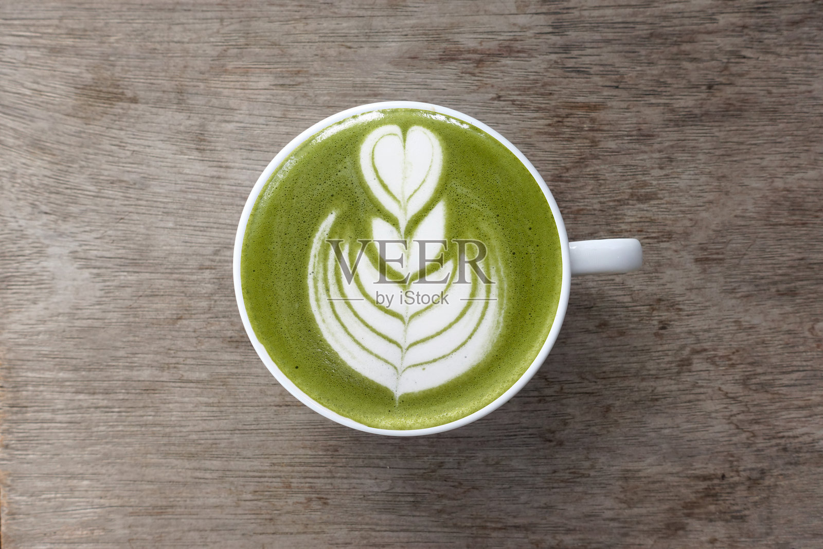 一杯抹茶拿铁绿茶照片摄影图片