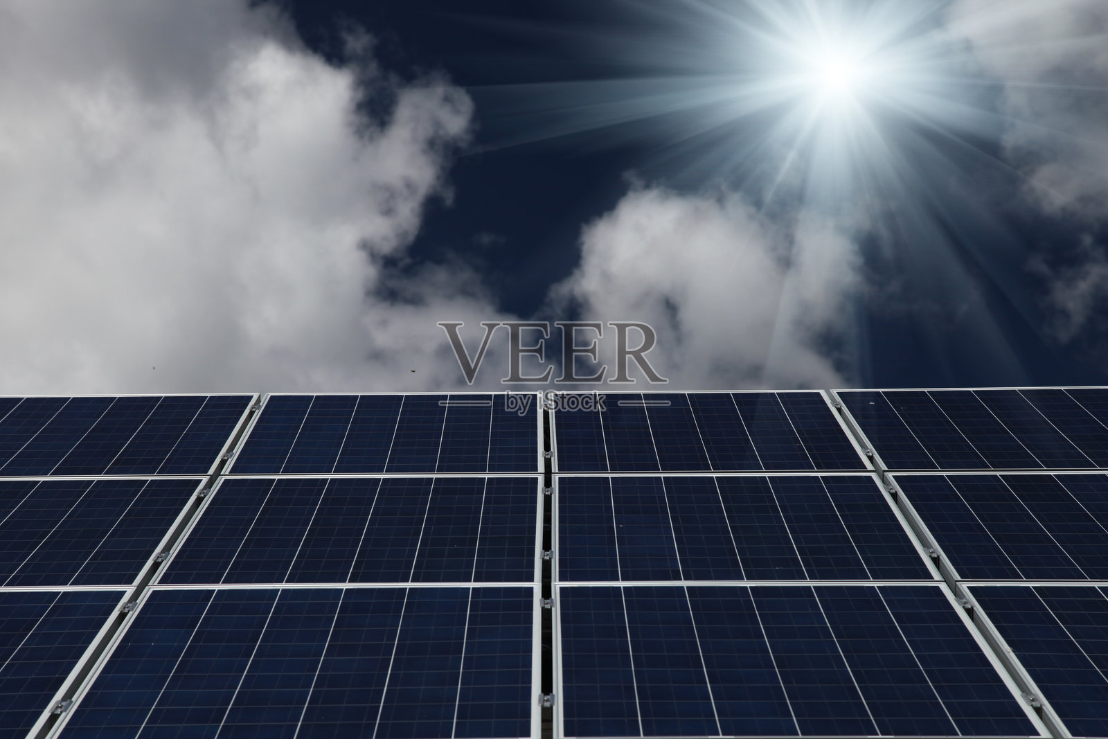 太阳能电池板 可再生能源 可持续资源照片摄影图片