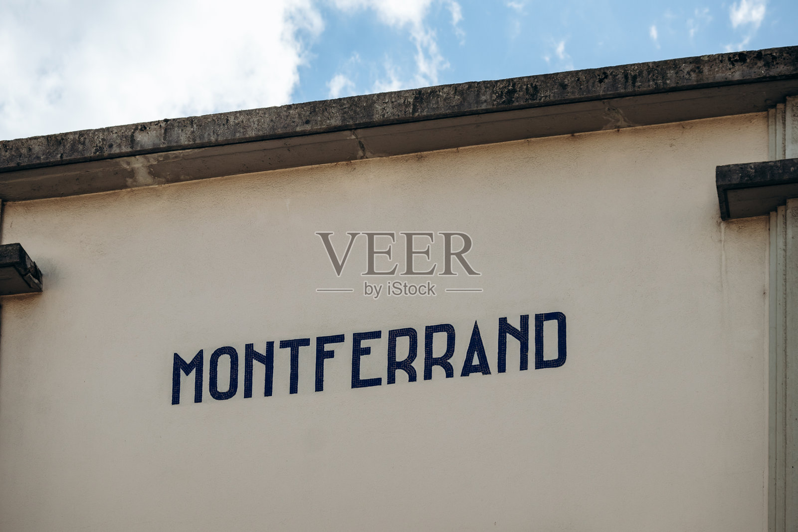 蒙费朗老城区及其细节，克莱蒙费朗的一部分照片摄影图片