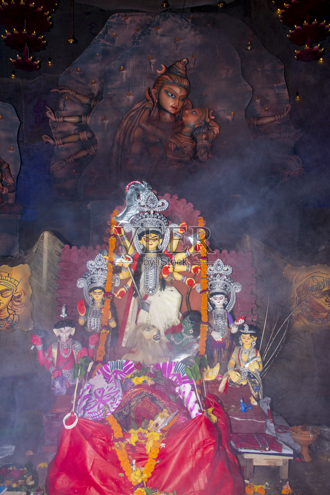 2025年杜尔迦女神节照片摄影图片