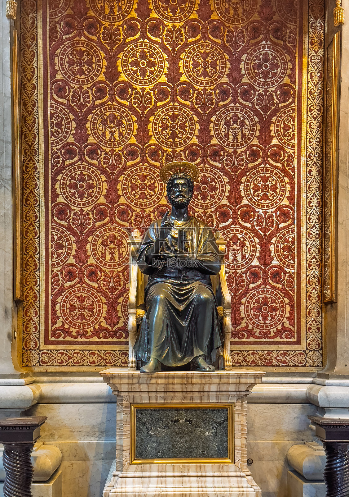 圣彼得大教堂,梵蒂冈城,罗马,意大利照片摄影图片