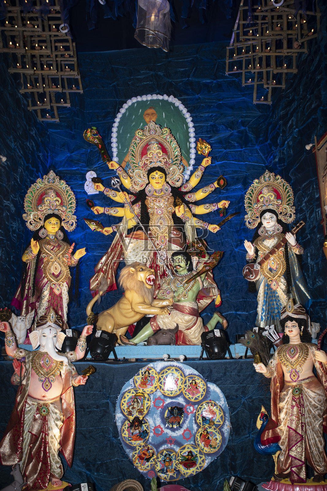 2025年杜尔迦女神节照片摄影图片