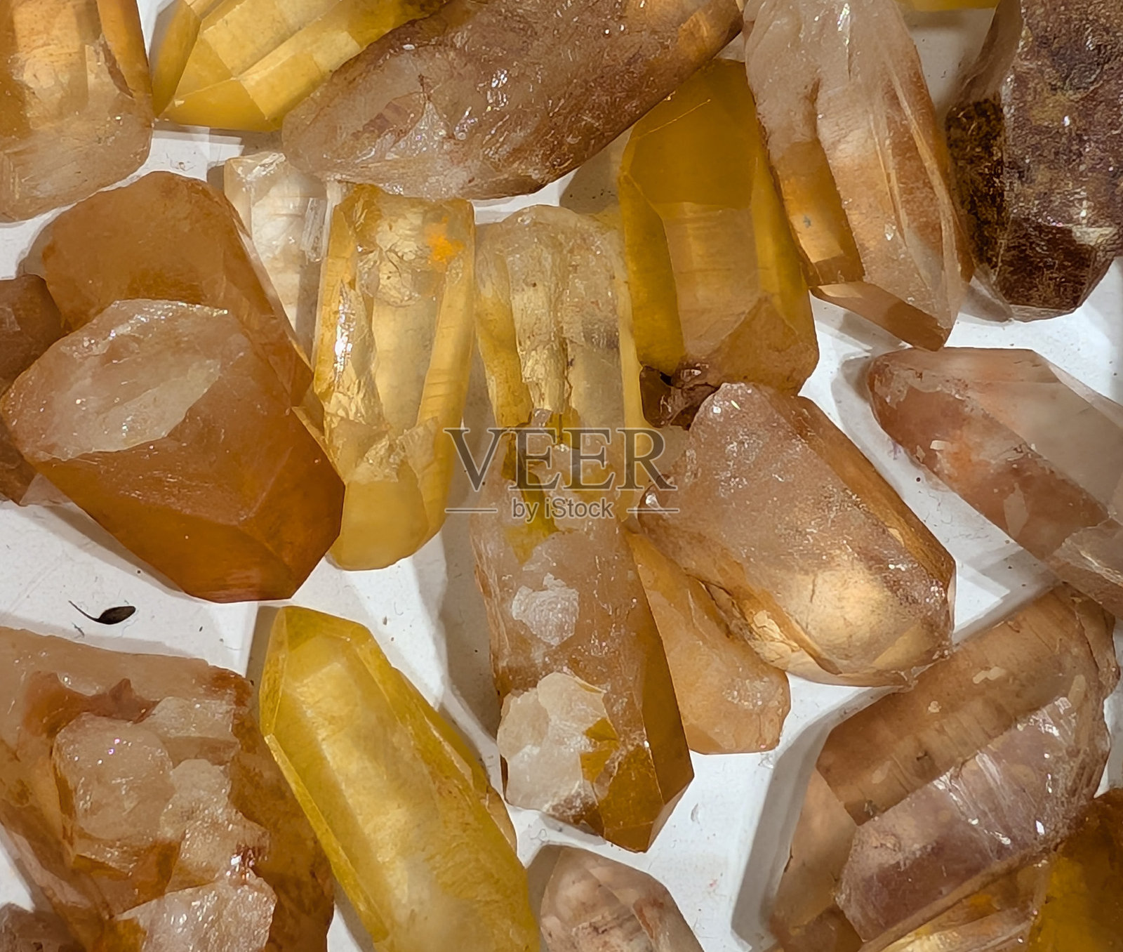 黄水晶矿物纹理照片摄影图片