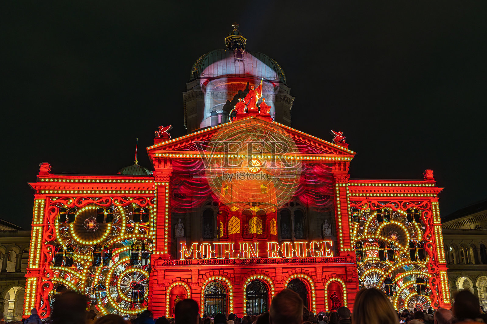 年度公共灯光秀——联邦广场 Rendez-vous。2025年主题：航行照片摄影图片