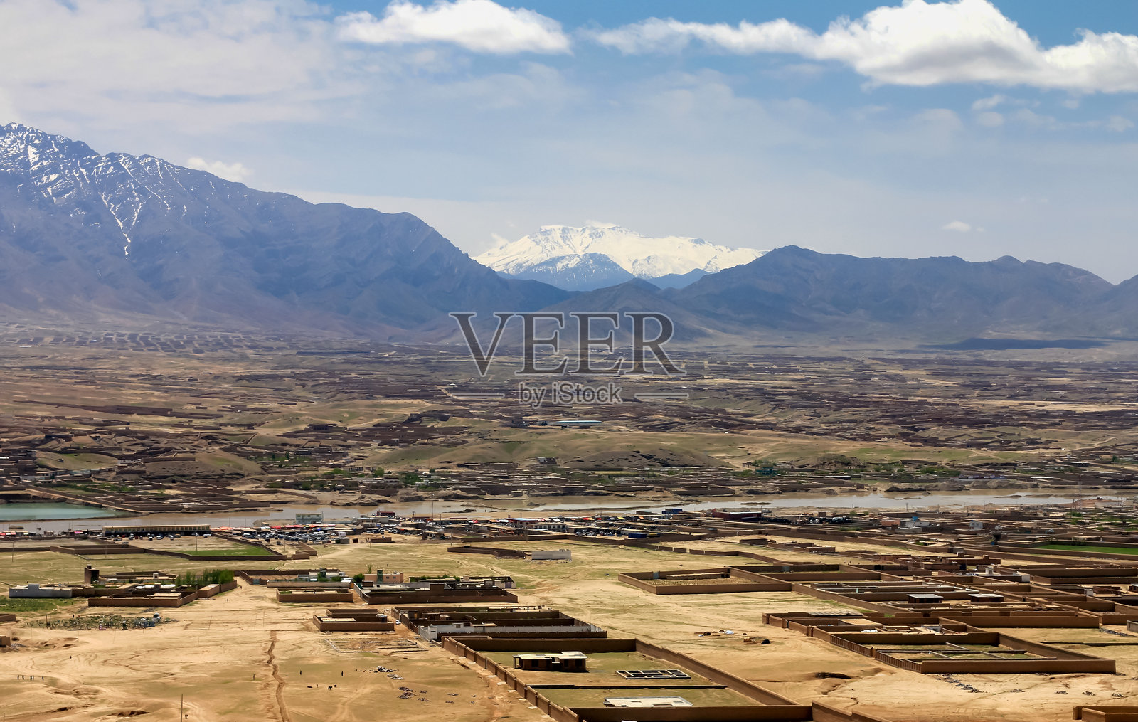 阿富汗村庄的鸟瞰图.JPG照片摄影图片