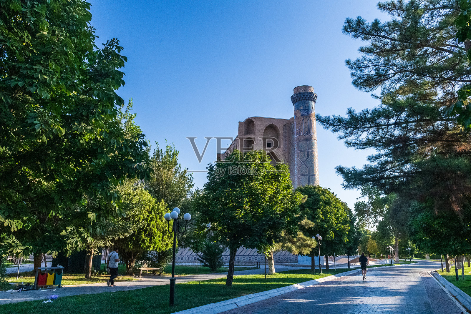 撒马尔罕古城照片摄影图片