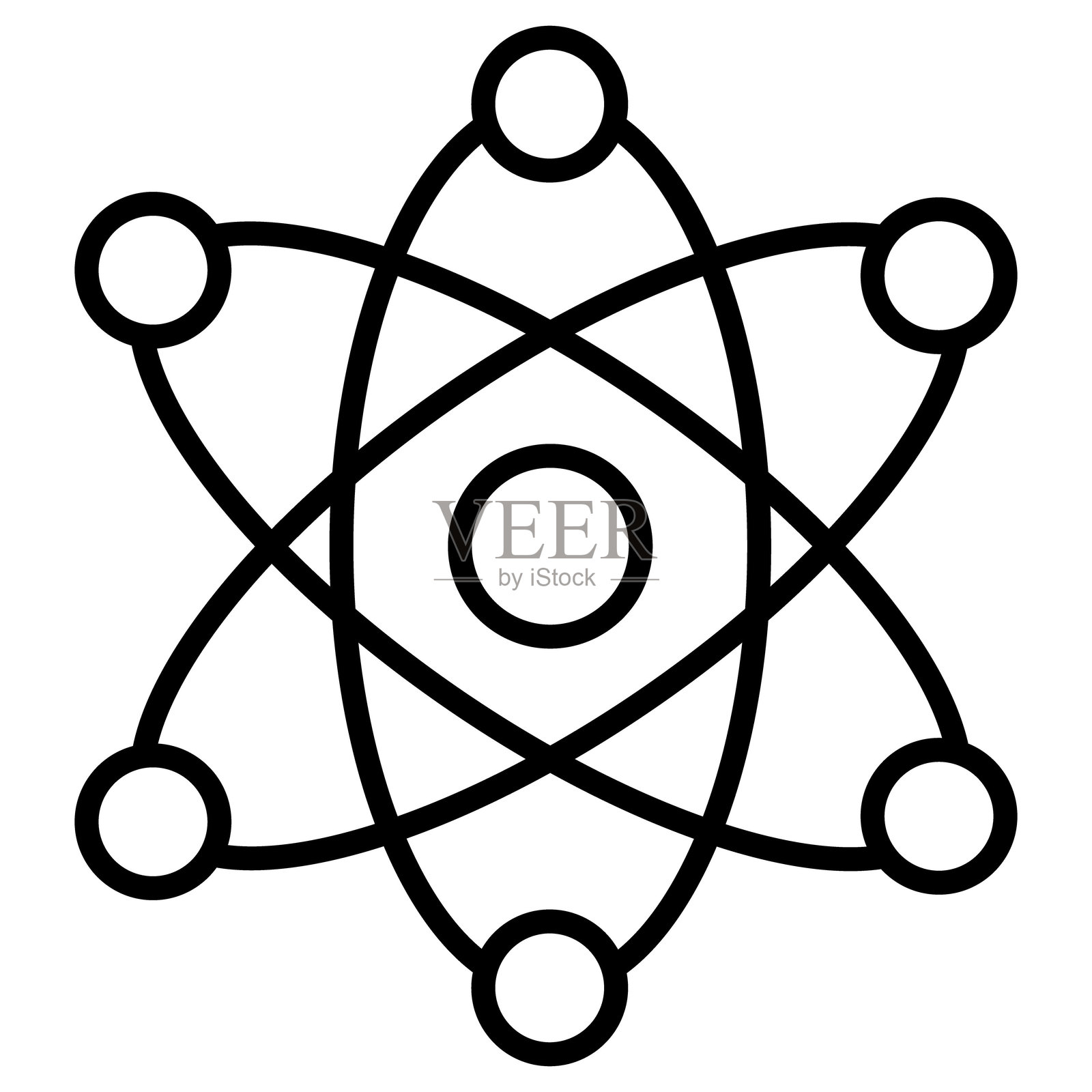 原子矢量图标插画图片素材