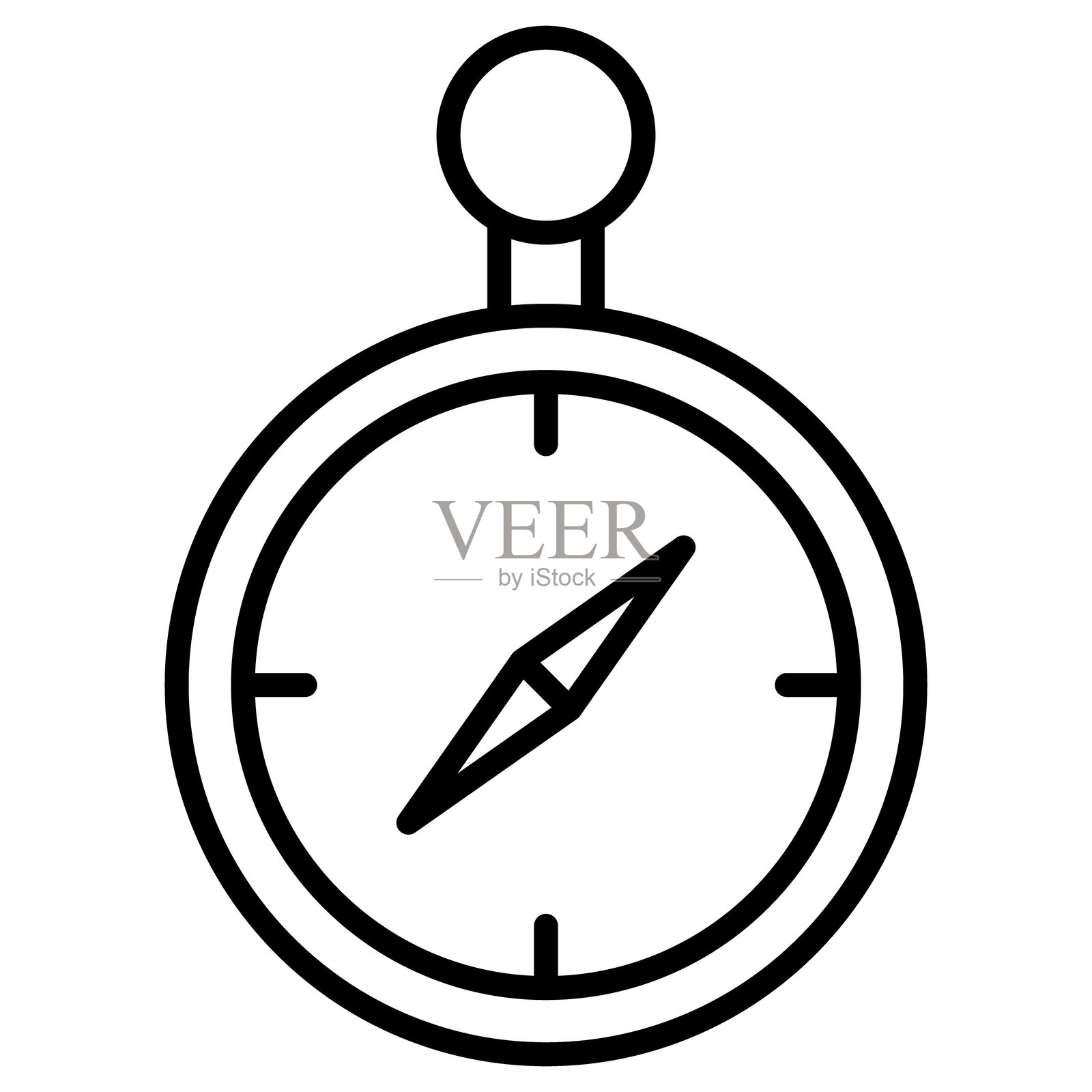 指南针矢量图标插画图片素材