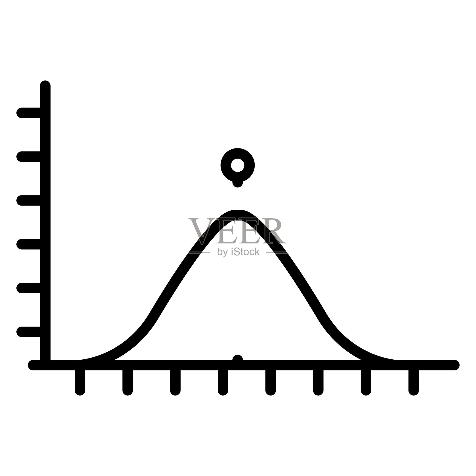 钟形图矢量图标插画图片素材
