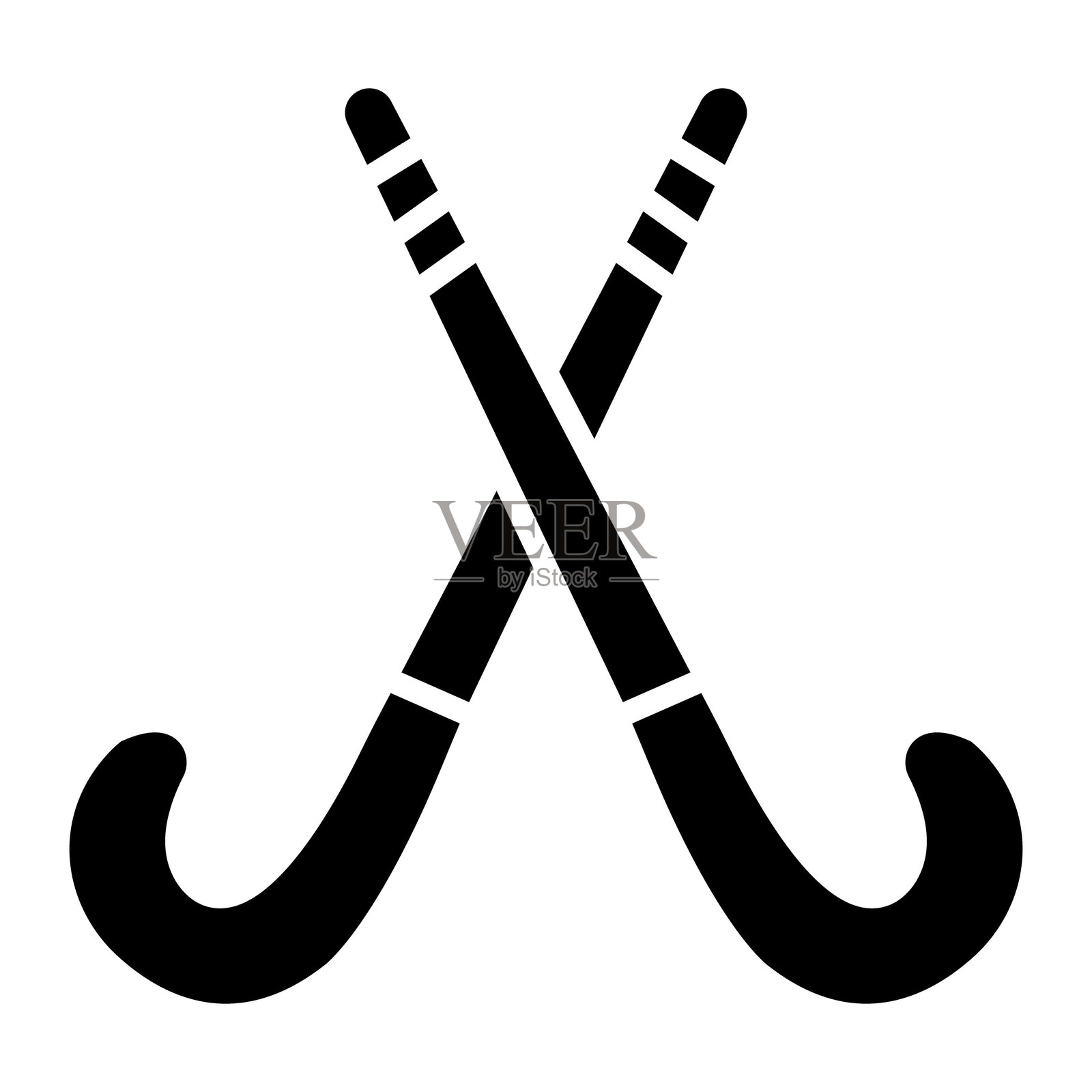 曲棍球矢量图标插画图片素材