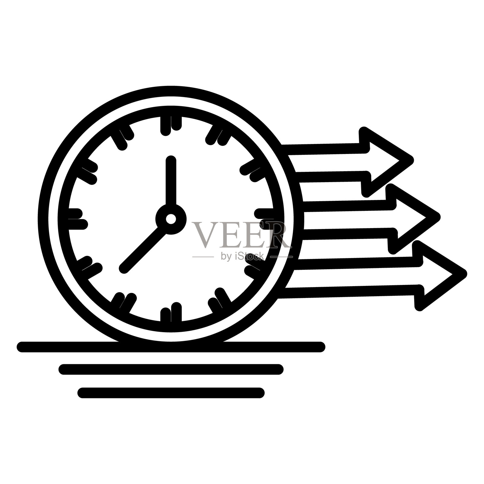 信息图表时间线矢量图标插画图片素材