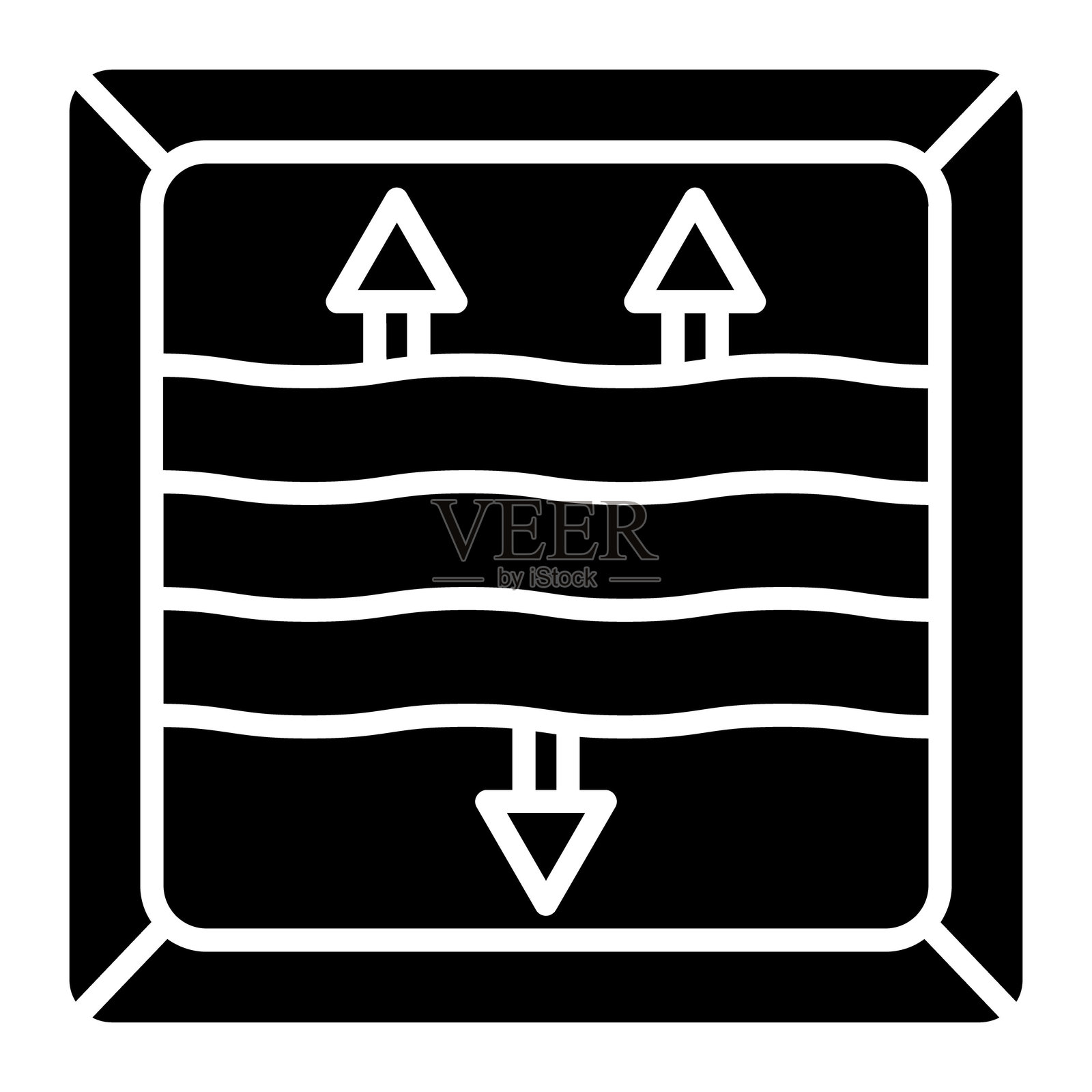 不可透气面料矢量图标插画图片素材