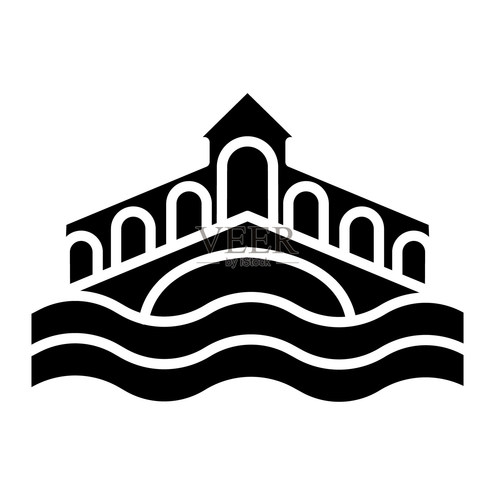 威尼斯矢量图标插画图片素材