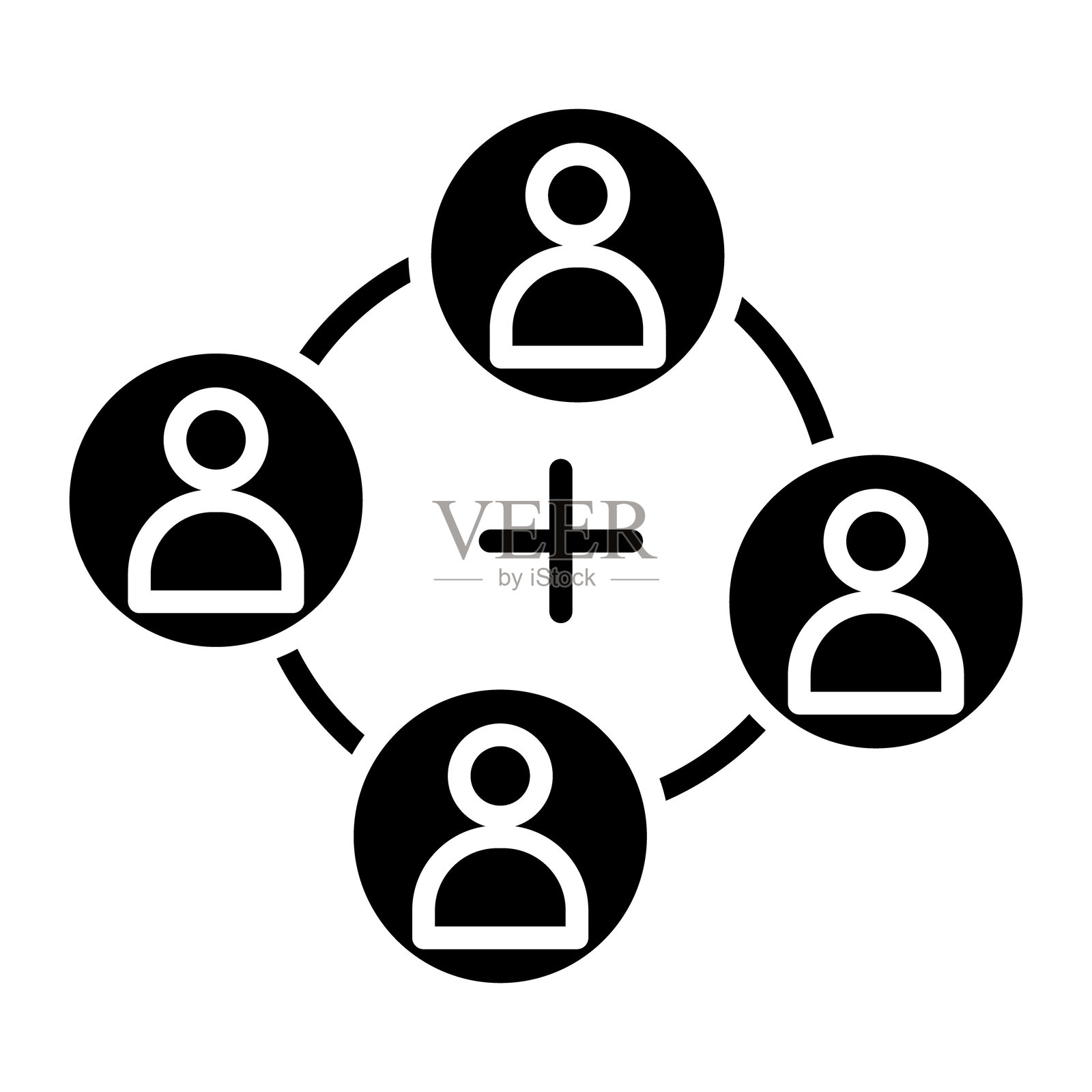 客户获取矢量图标插画图片素材