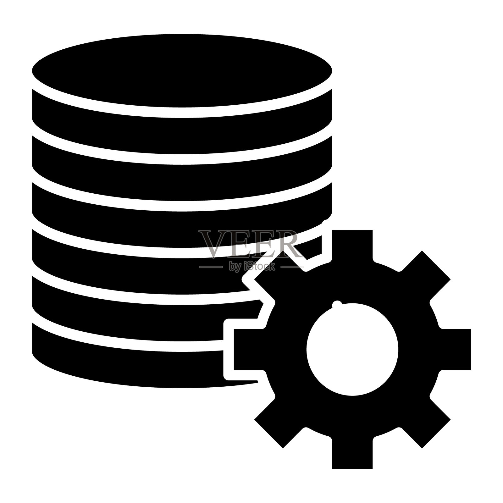 数据管理矢量图标插画图片素材