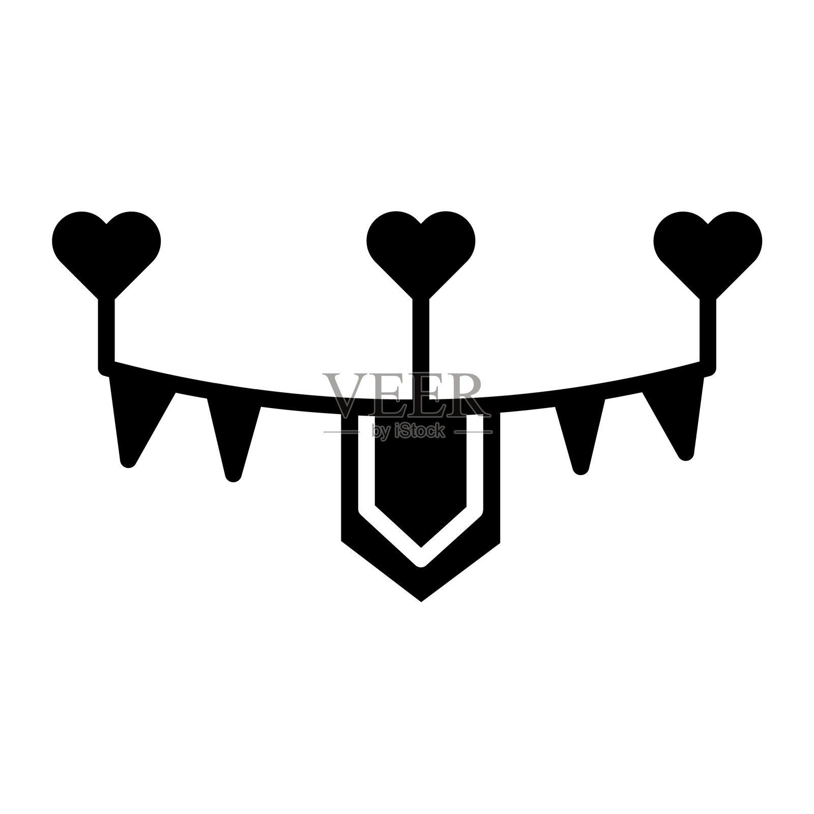 彩旗矢量图图标插画图片素材