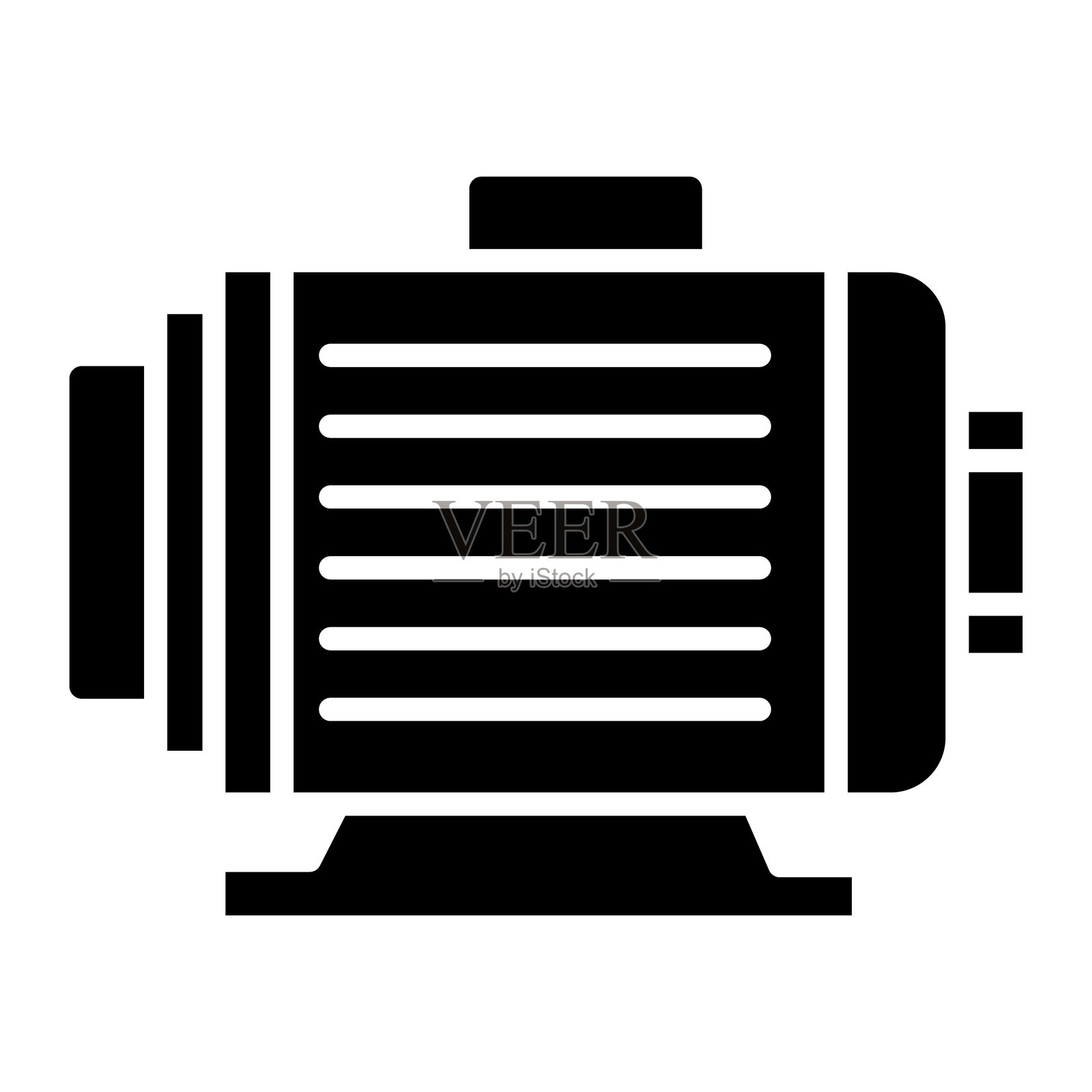 交流电机矢量图标插画图片素材