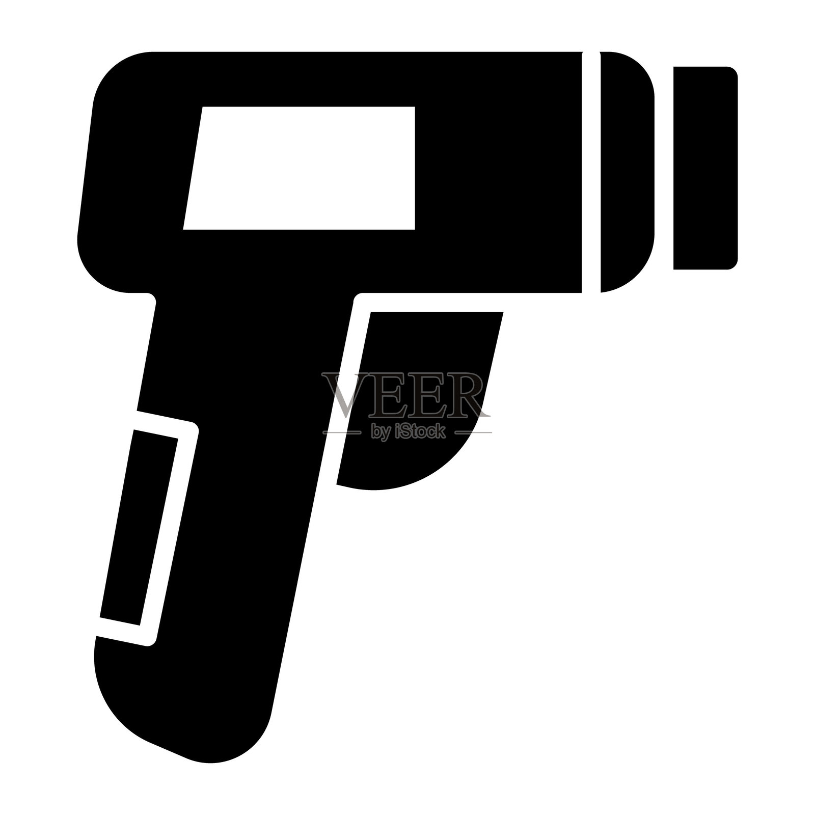 条形码阅读器矢量图标插画图片素材