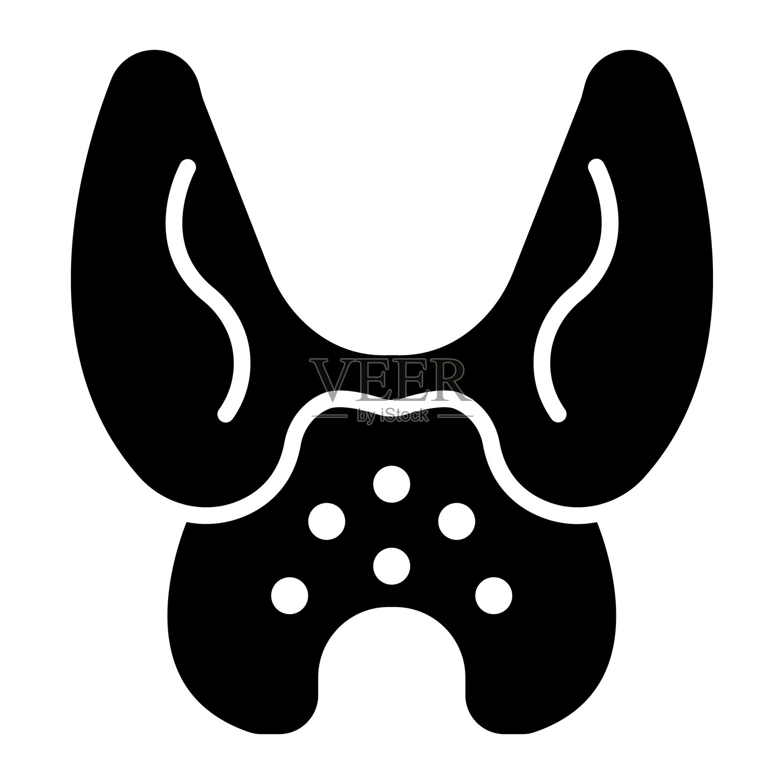 甲状旁腺矢量图标插画图片素材