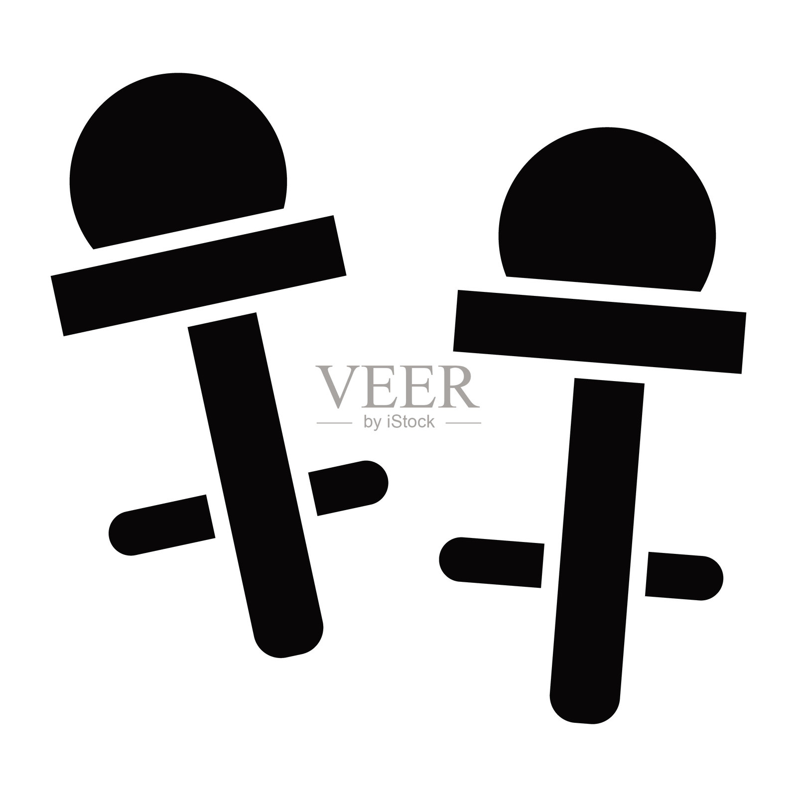 袖扣矢量图标插画图片素材