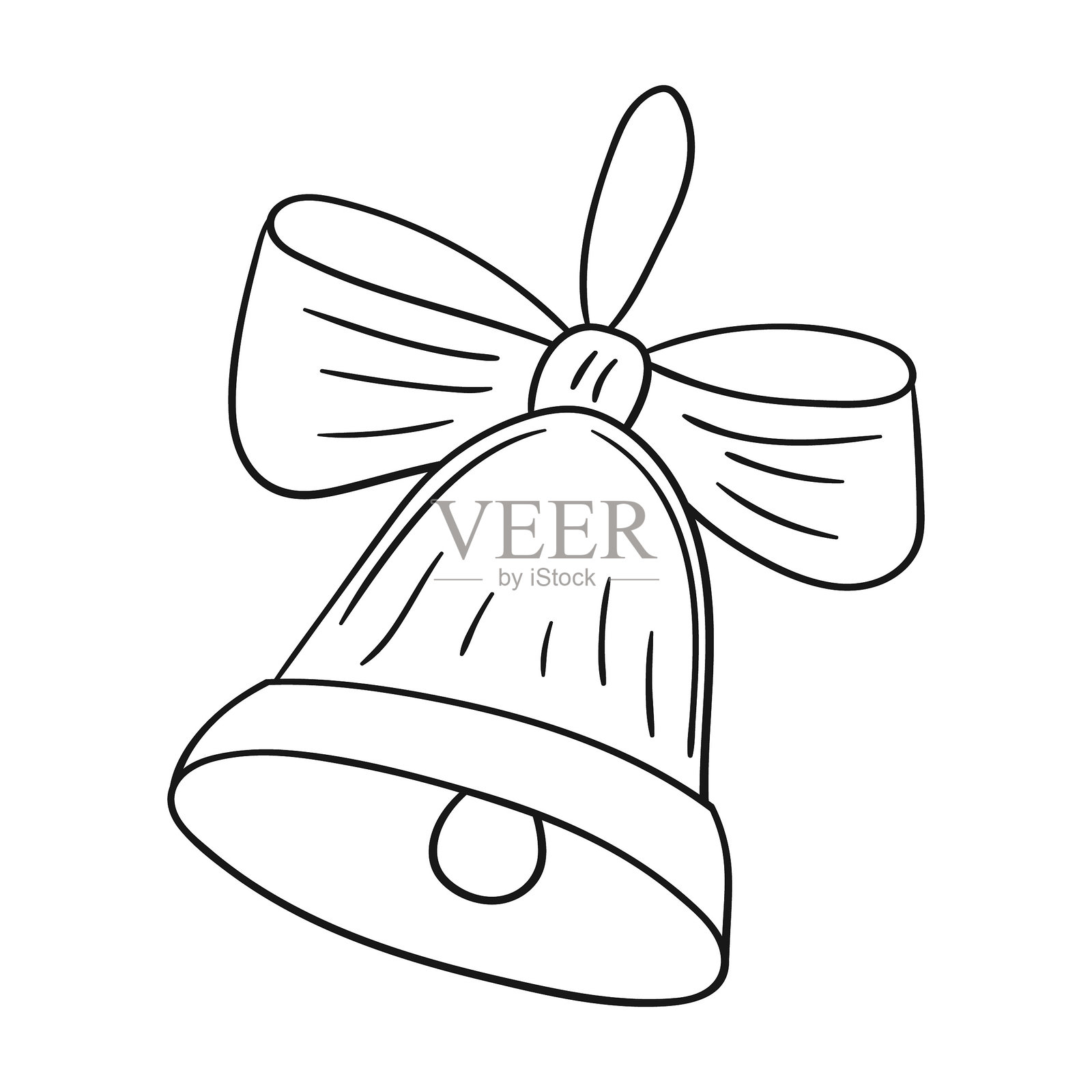 圣诞图标。明信片、传单、横幅设计插画图片素材