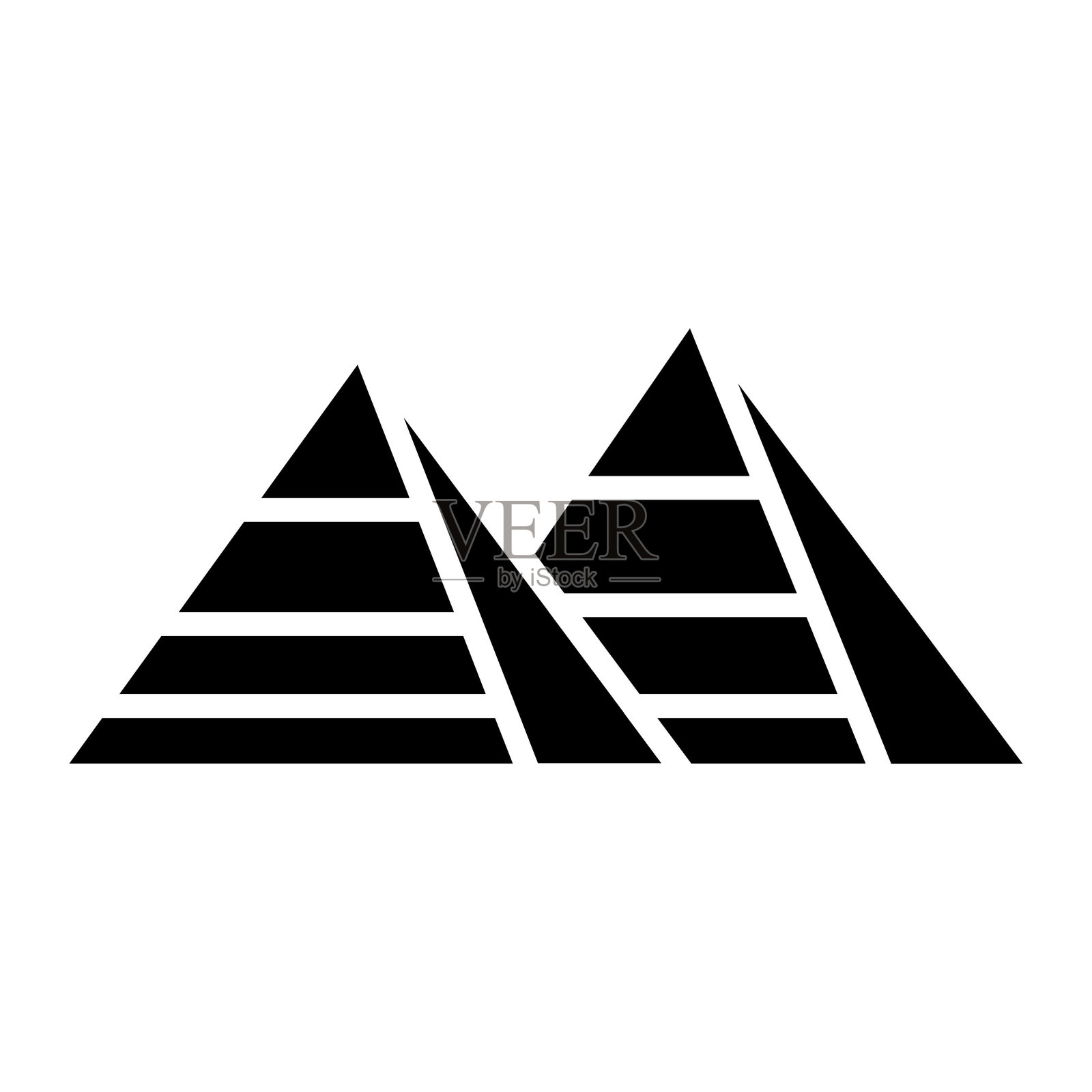 金字塔矢量图标插画图片素材