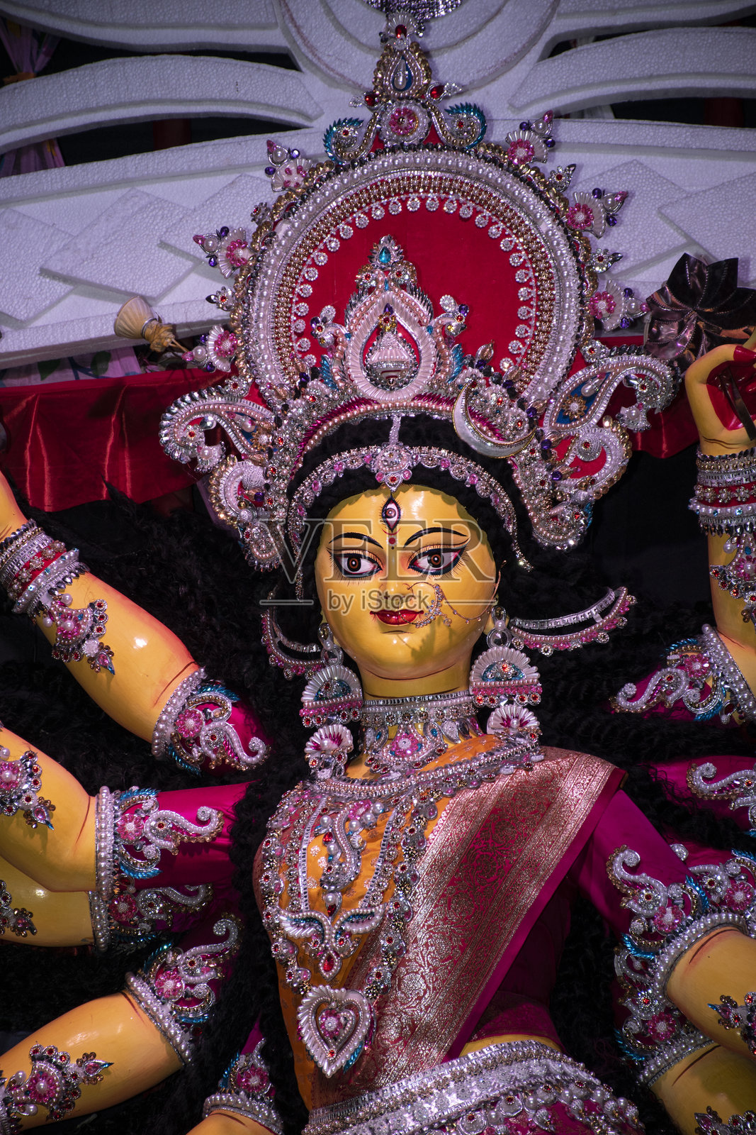 2025年杜尔迦女神节照片摄影图片