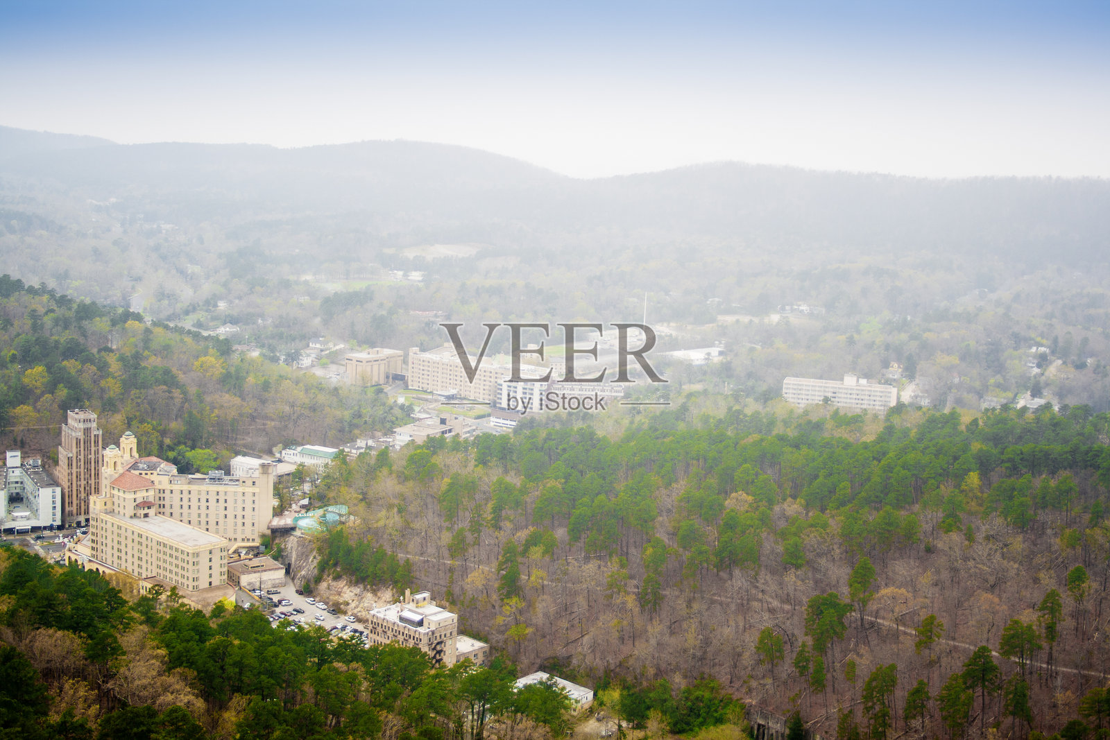 阿肯色州温泉国家公园的早春风光照片摄影图片