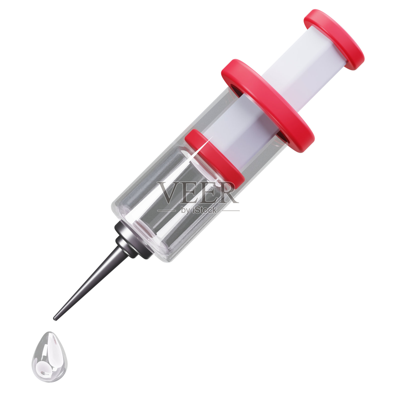 注射疫苗的医疗注射器照片摄影图片