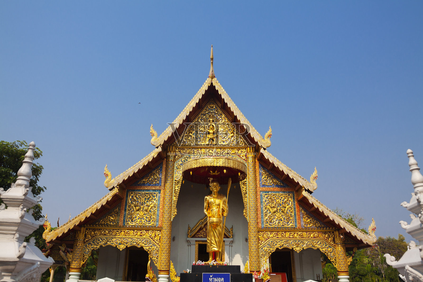 清迈帕辛寺照片摄影图片