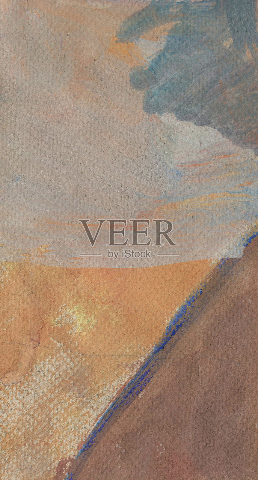 绘画色彩与笔触的表达。用于背景的抽象插画，留有您的文本空间照片摄影图片