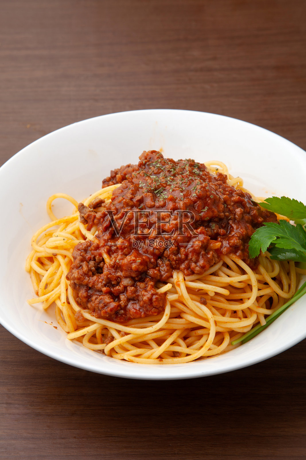 意大利肉酱面照片摄影图片