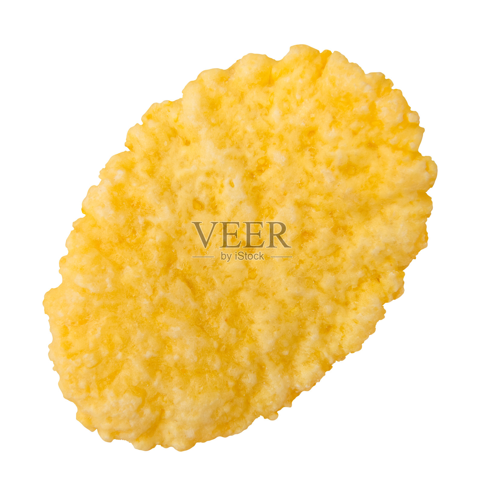 玉米片，剪切路径，全景深。照片摄影图片