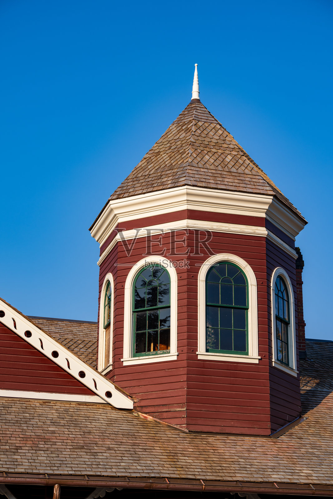 斯诺夸尔米历史悠久的市中心火车站照片摄影图片