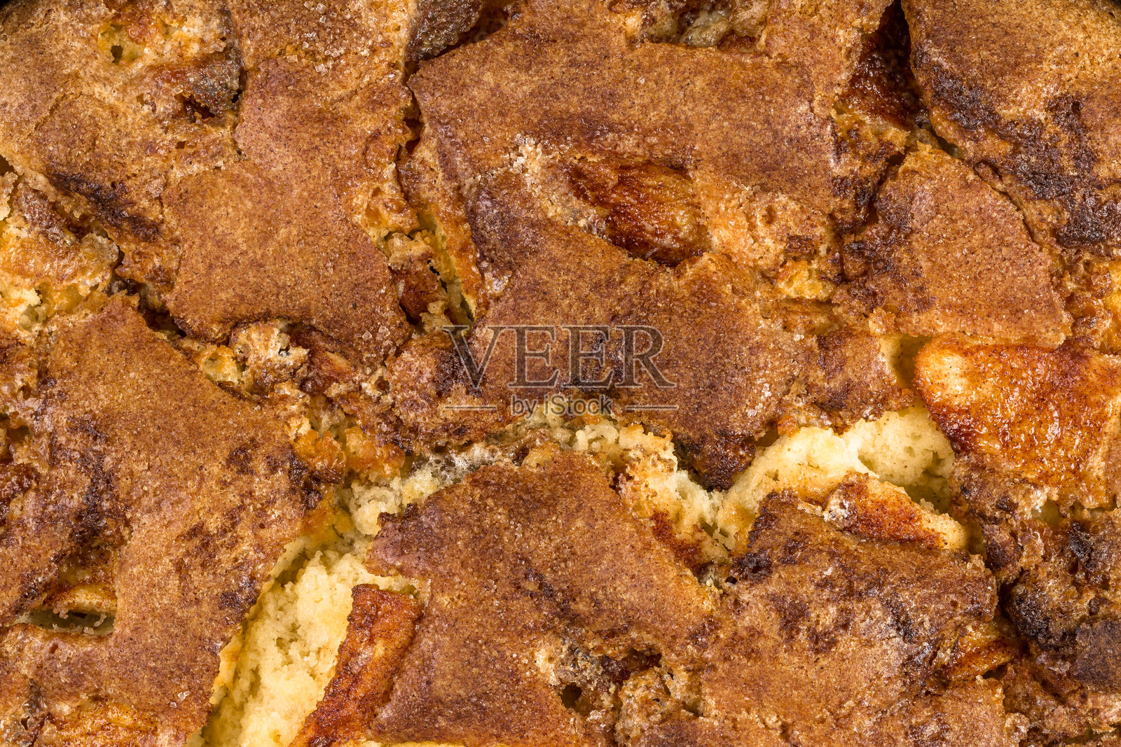 蛋糕特写，边缘有裂痕作为背景照片摄影图片