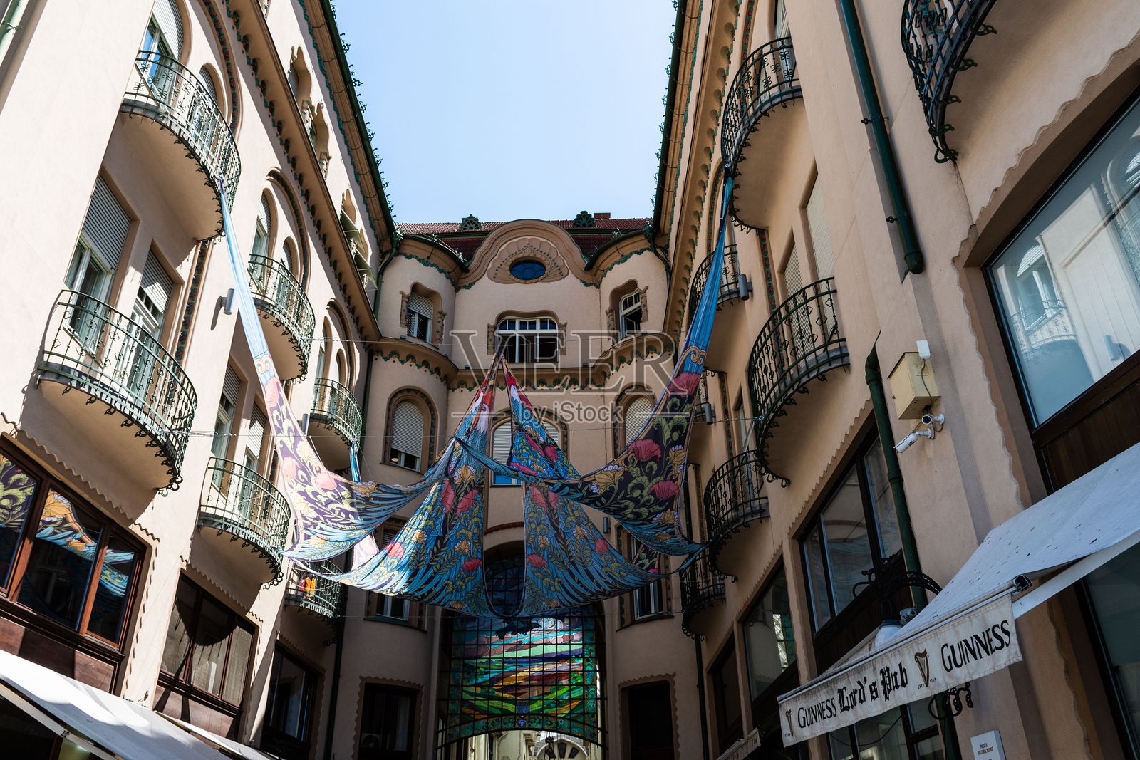 黑鹰宫（Vulturul Negru）和通道照片摄影图片