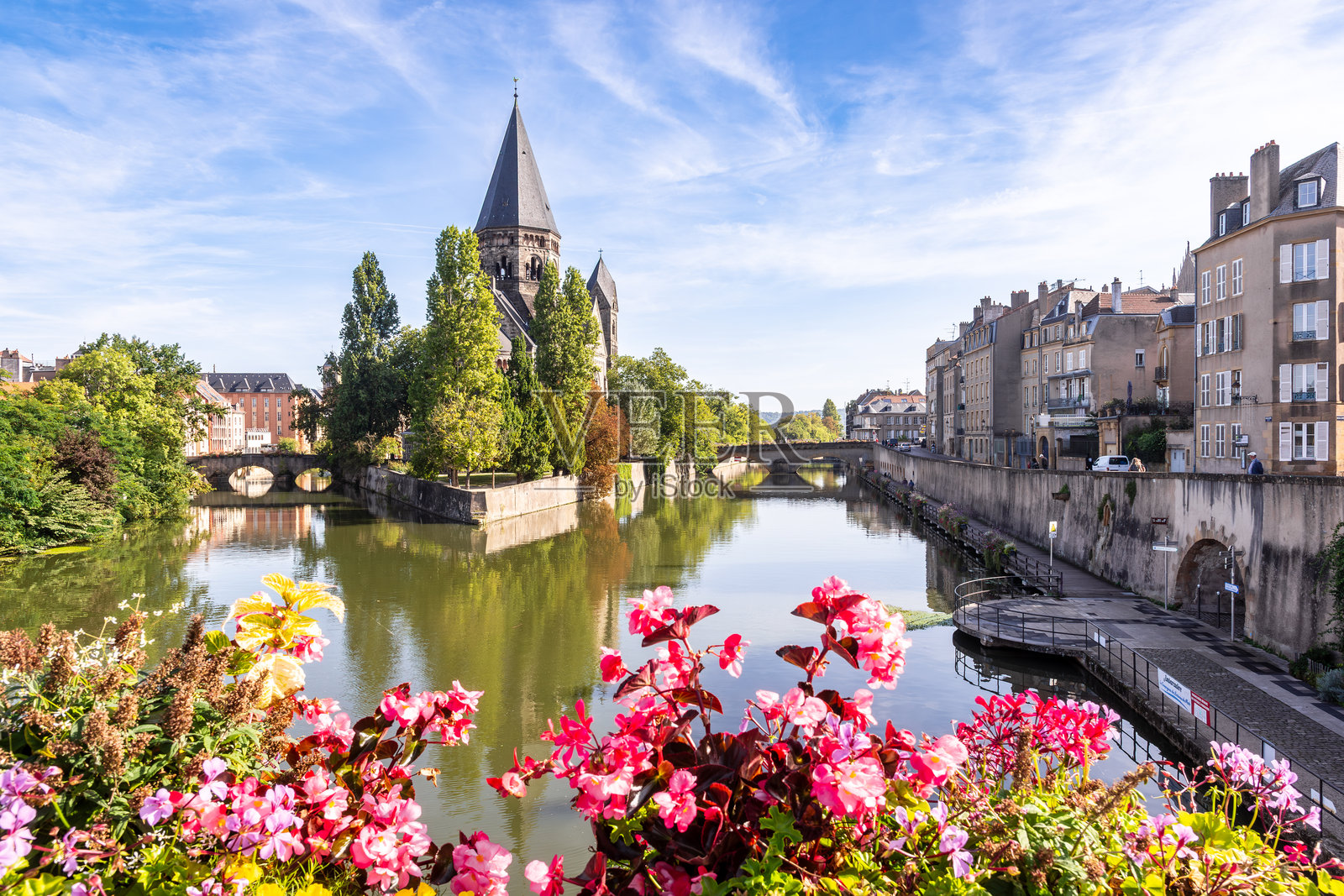 法国梅斯新教教堂（Temple Neuf）照片摄影图片