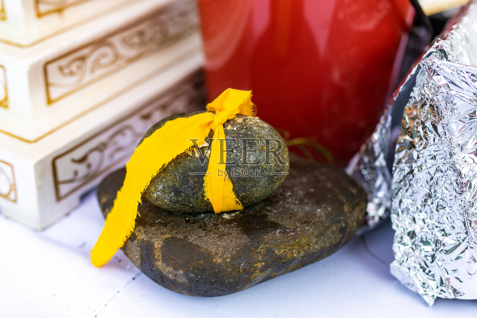 印度教婚礼传统仪式用品特写照片摄影图片