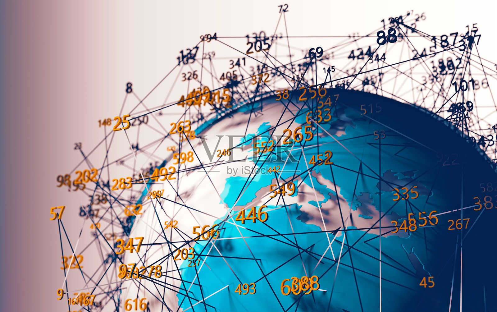 网络安全的世界地图和计算机工具照片摄影图片